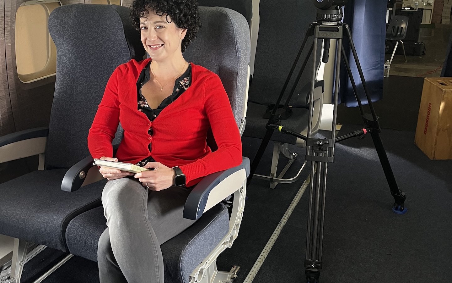 On a flight -  Kate Bowman-2