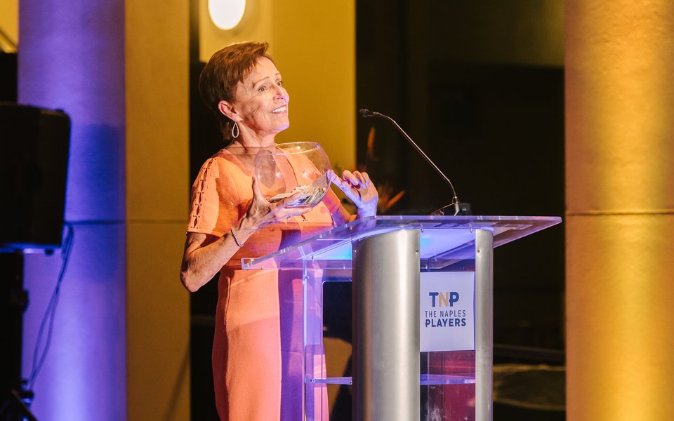 Peggy Monson at the 2020 Front & Center Gala