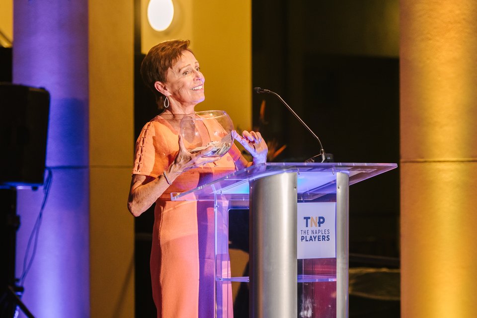 Peggy Monson at the 2020 Front & Center Gala